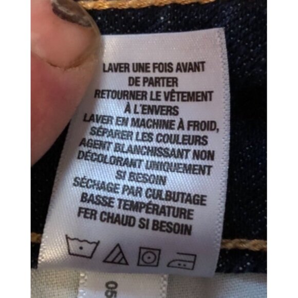 Aeropostale Denim Capri Jeans Womens Dark Wash Size 11/12 Cotton Blend Mid-Rise - Picture 4 of 8